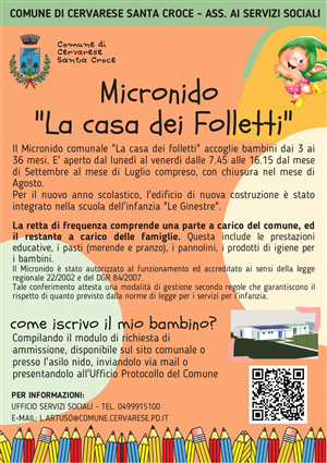 Micronido comunale La Casa dei Folletti