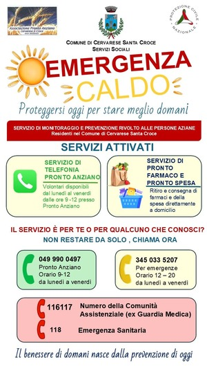 Emergenza Caldo: Attivi i Servizi di Supporto e Prevenzione per gli Anziani