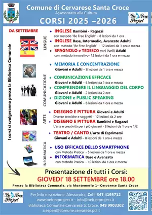 Attività culturali anno 2025-2026