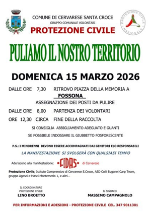 Puliamo il nostro territorio