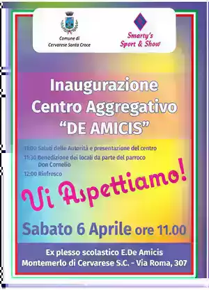 Inaugurazione Centro Aggregativo "De Amicis"