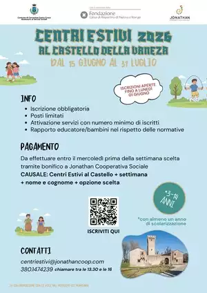 Centri estivi 2026